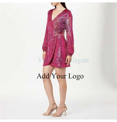 2024 autumn new women's clothing simple and fashionable V-neck mid skirt slanted shoulder pearl piece dress formal dress 2024 autumn new women's clothing simple and fashionable V-neck mid skirt slanted shoulder pearl piece dress formal dress
